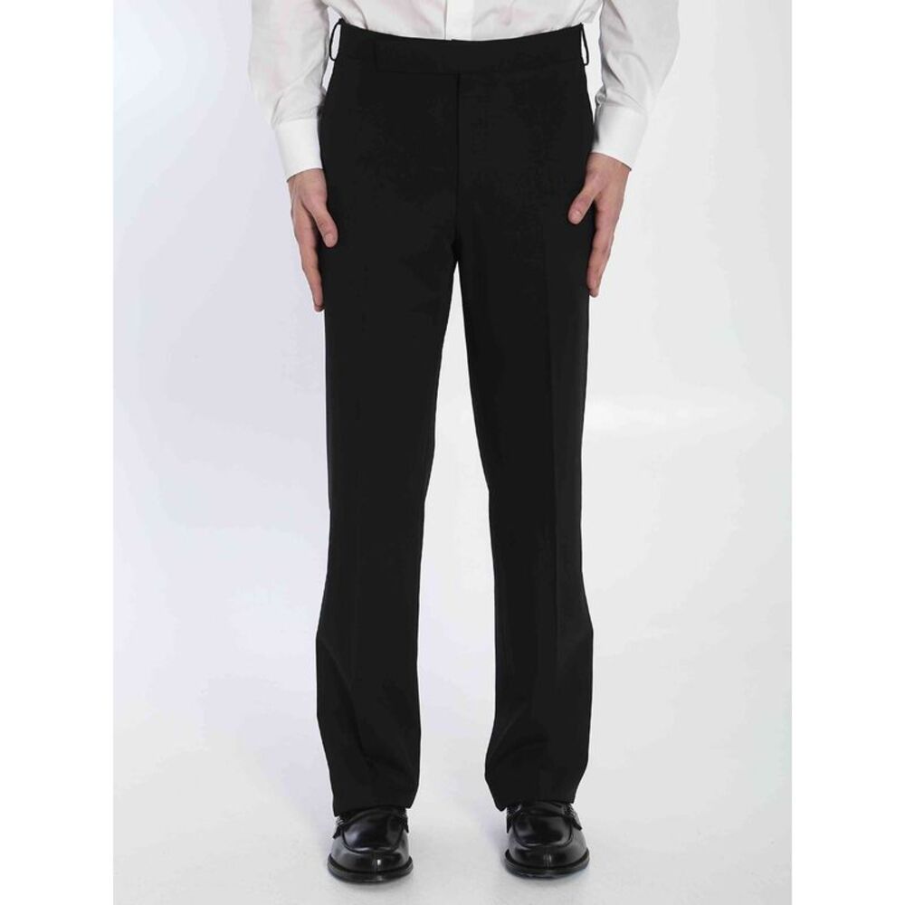 Lardini Men Wool Tailored Trousers